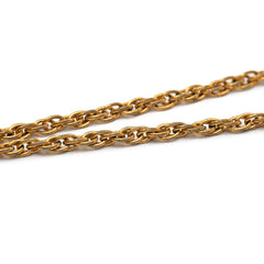 シャネル ココマーク チェーン ペンダントネックレス ゴールド メッキ レディース CHANEL 【中古】