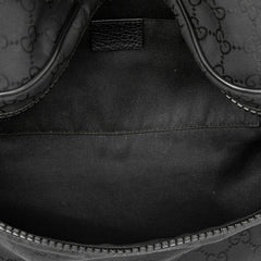 グッチ GGナイロン ベルトバッグ ウエストバッグ 509643 ブラック ナイロン レザー メンズ GUCCI 【中古】