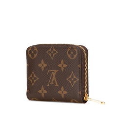 ルイ ヴィトン モノグラム ジッピー コインパース コインケース 小銭入れ M60067 ブラウン PVC レザー レディース LOUIS VUITTON 【中古】