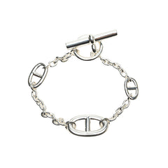 エルメス シェーヌダンクル ファランドール ブレスレット SV925 シルバー レディース HERMES 【中古】