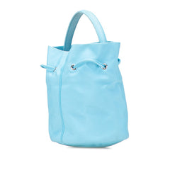 バレンシアガ ホイール XS WHEEL ハンドバッグ ショルダーバッグ 2WAY 656682 ブルー ナイロン レディース BALENCIAGA 【中古】