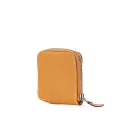 エルメス アザップコンパクトミニ シルクイン コインケース ブラウン ヴォーエプソン レディース HERMES 【中古】
