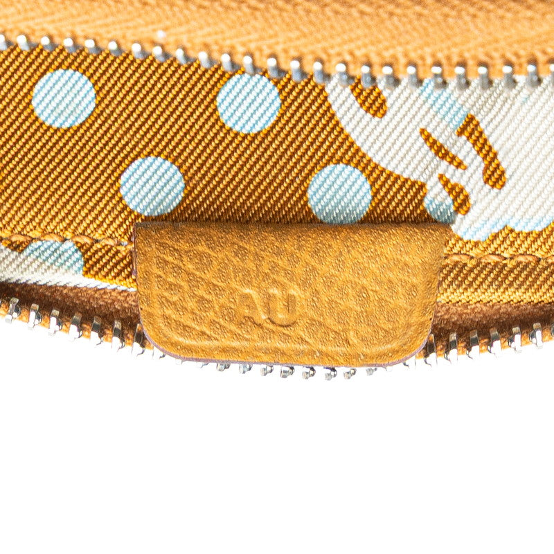 エルメス アザップコンパクトミニ シルクイン コインケース ブラウン ヴォーエプソン レディース HERMES 【中古】