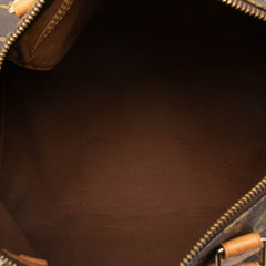 ルイ ヴィトン モノグラム スピーディ30 ハンドバッグ ミニボストンバッグ M41526 ブラウン PVC レザー レディース LOUIS VUITTON 【中古】