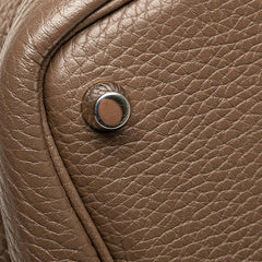 エルメス ピコタンロックPM ハンドバッグ エトゥープ グレージュ シルバー金具 トリヨンクレマンス レディース HERMES 【中古】