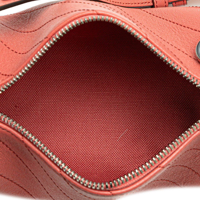 グッチ ブロンディ ショルダーバッグ 760170 ピンク レザー レディース GUCCI 【中古】