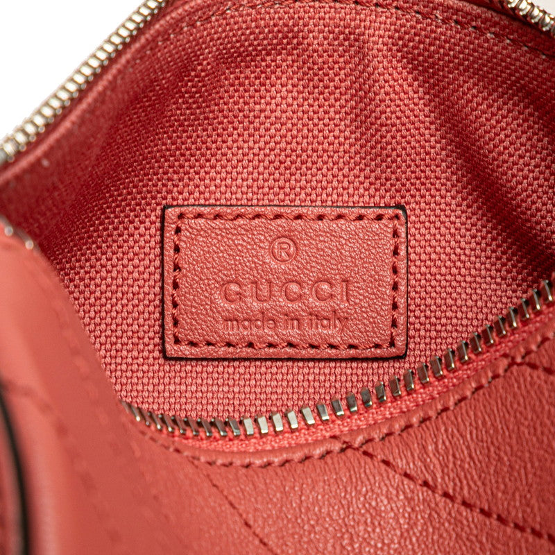 グッチ ブロンディ ショルダーバッグ 760170 ピンク レザー レディース GUCCI 【中古】