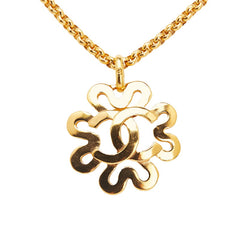 シャネル ヴィンテージ ココマーク ネックレス ゴールド メッキ レディース CHANEL 【中古】