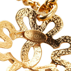 シャネル ヴィンテージ ココマーク ネックレス ゴールド メッキ レディース CHANEL 【中古】