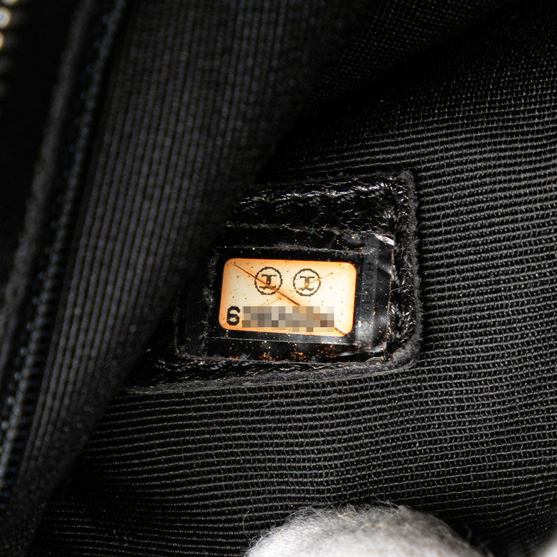 シャネル ココマーク マトラッセ 復刻トート トートバッグ ブラック キャビアスキン レディース CHANEL 【中古】