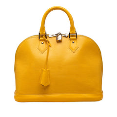 ルイ ヴィトン エピ アルマ ハンドバッグ M52149 シトロン イエロー レザー レディース LOUIS VUITTON 【中古】