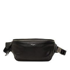 サンローラン ボディバッグ ウエストバッグ 505671 ブラック レザー レディース SAINT LAURENT 中古