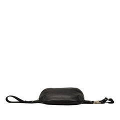 サンローラン ボディバッグ ウエストバッグ 505671 ブラック レザー レディース SAINT LAURENT 中古