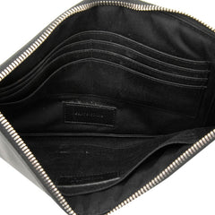 サンローラン グリッターワッペン クラッチバッグ セカンドバッグ GBL375950 ブラック マルチカラー レザー レディース SAINT LAURENT 【中古】