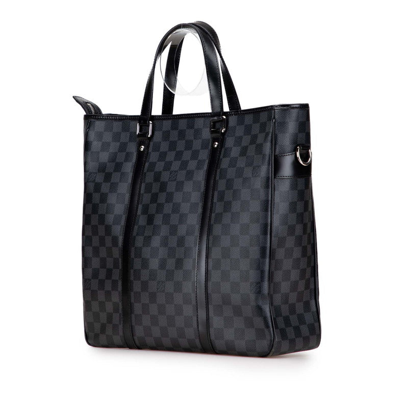 ルイ ヴィトン ダミエ グラフィット タダオ ハンドバッグ ショルダーバッグ 2WAY N51192 ブラック PVC レザー メンズ LOUIS VUITTON 【中古】