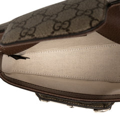 グッチ GGスプリーム ホースビット 1955 ハンドバッグ ワンショルダーバッグ 2WAY 774209 ベージュ ブラウン PVC レディース GUCCI 【中古】