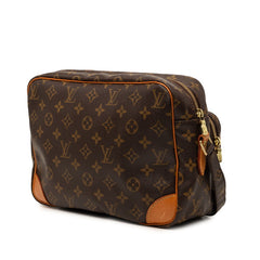 ルイ ヴィトン モノグラム ナイル 斜め掛け ショルダーバッグ M45244 ブラウン PVC レザー レディース LOUIS VUITTON 【中古】