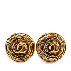 シャネル ヴィンテージ ココマーク イヤリング ゴールド メッキ レディース CHANEL 【中古】