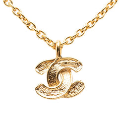 シャネル ココマーク ヴィンテージ チェーン ペンダント ネックレス ゴールド メッキ レディース CHANEL 中古
