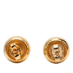 シャネル ロゴ ピアス ゴールド メッキ レディース CHANEL 【中古】