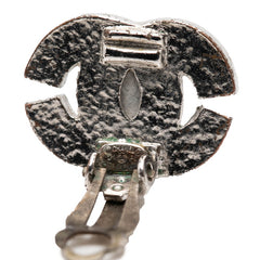 シャネル ココマーク ビジュー イヤリング シルバー メタル レディース CHANEL 【中古】