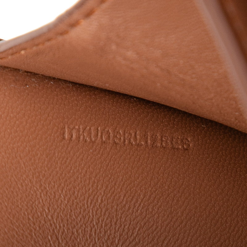 バーバリー TBロゴ ショルダーバッグ ブラウン レザー レディース BURBERRY 【中古】