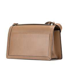 ロエベ バルセロナ 斜め掛け ショルダーバッグ ブラウン レザー レディース LOEWE 【中古】