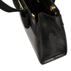 サルヴァトーレフェラガモ ヴァラリボン ハンドバッグ ショルダーバッグ 2WAY BA214178 ブラック レザー レディース Salvatore Ferragamo 【中古】