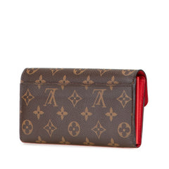 ルイ ヴィトン モノグラム ポルトフォイユ サラ 長財布 M62236 ブラウン PVC レザー レディース LOUIS VUITTON 【中古】