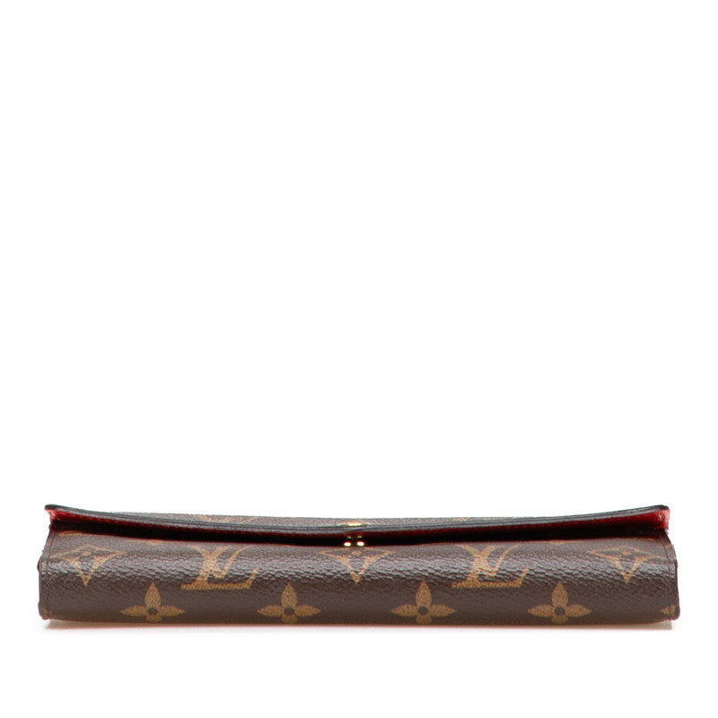 ルイ ヴィトン モノグラム ポルトフォイユ サラ 長財布 M62236 ブラウン PVC レザー レディース LOUIS VUITTON 【中古】