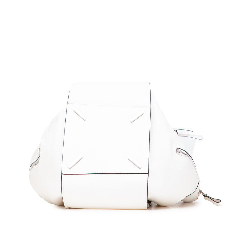 ロエベ ハンモック ミディアム ハンドバッグ ショルダーバッグ 2WAY ホワイト レザー レディース LOEWE 【中古】