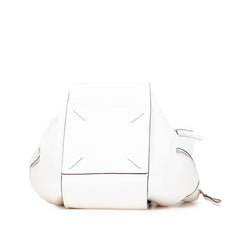 ロエベ ハンモック ミディアム ハンドバッグ ショルダーバッグ 2WAY ホワイト レザー レディース LOEWE 【中古】