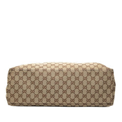 グッチ GGキャンバス マザーズバッグ トートバッグ 155524 ベージュ マルチカラー キャンバス レザー レディース GUCCI 【中古】