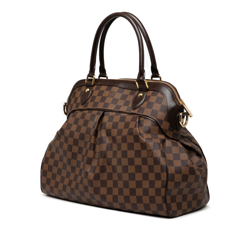 ルイ ヴィトン ダミエ トレヴィGM ハンドバッグ ショルダーバッグ 2WAY N51998 ブラウン PVC レザー レディース LOUIS VUITTON 【中古】