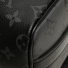 ルイ ヴィトン モノグラム エクリプス リバース キーポル バンドリエール25 ハンドバッグ ショルダーバッグ 2WAY M46271 ブラック グレー PVC レザー レディース LOUIS VUITTON 【中古】