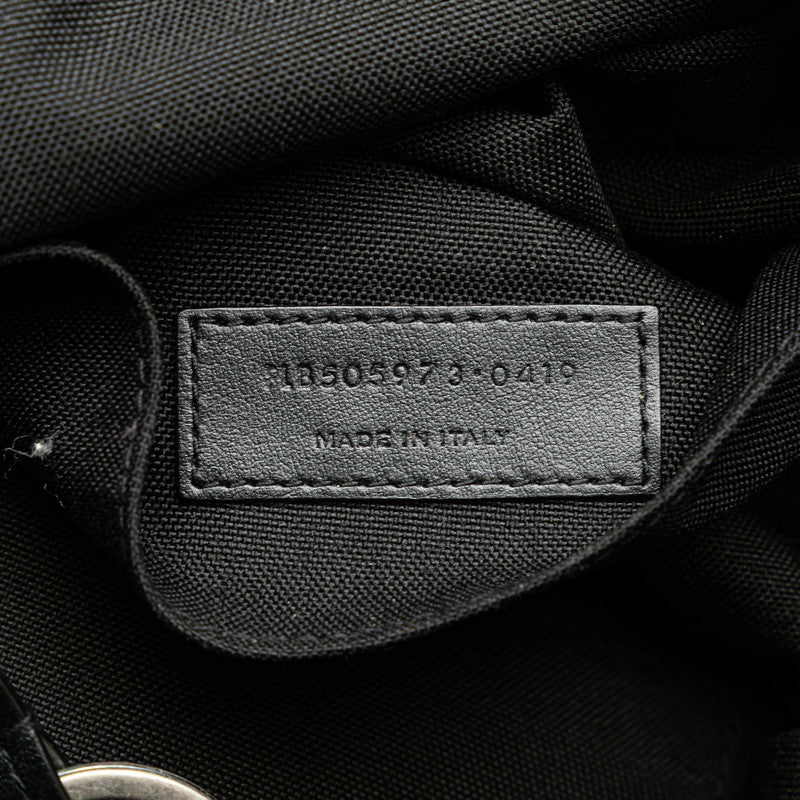 サンローラン シティ ウエストバッグ ボディバッグ 505973 ブラック キャンバス レザー メンズ SAINT LAURENT 【中古】