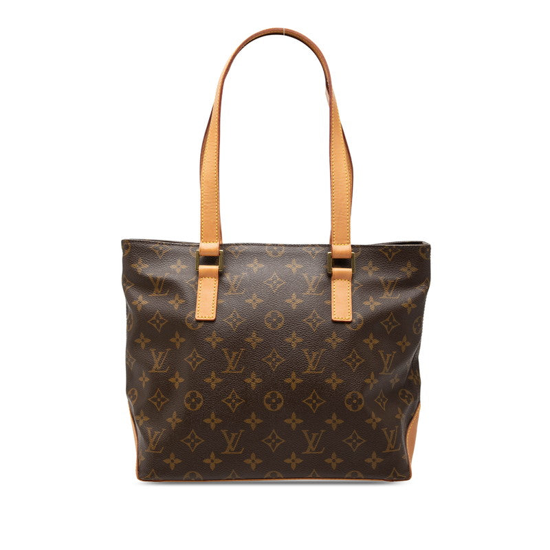 ルイ ヴィトン モノグラム カバピアノ トートバッグ M51148 ブラウン PVC レザー レディース LOUIS VUITTON 【中古】