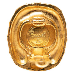 シャネル マトラッセ イヤリング ゴールド メッキ レディース CHANEL 【中古】