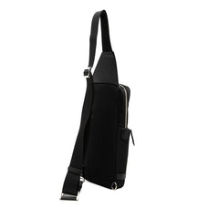 フェンディ モンスター バグズアイ ボディバッグ ショルダーバッグ 7VZ033 ブラック ナイロン レザー レディース FENDI 【中古】