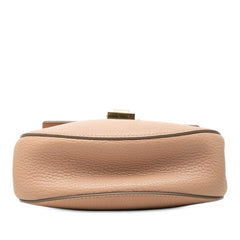 クロエ ドリュー 斜めかけ チェーン ショルダーバッグ 01165765 ピンク ゴールド レザー レディース Chloe 【中古】
