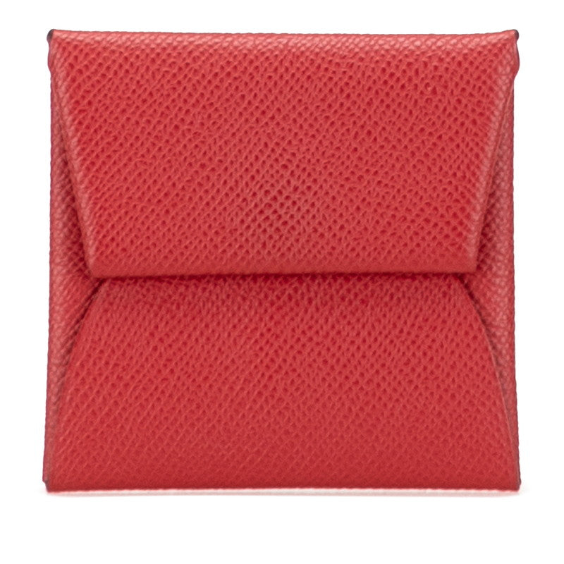 エルメス バスティア コインケース 小銭入れ ルージュカザック ヴォーエプソン レディース HERMES 【中古】