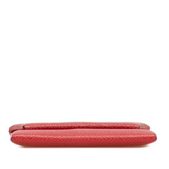 エルメス バスティア コインケース 小銭入れ ルージュカザック ヴォーエプソン レディース HERMES 【中古】