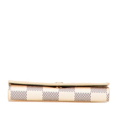 ルイ ヴィトン ダミエ アズール ミュルティクレ4 キーケース N60020 ホワイト PVC レザー レディース LOUIS VUITTON 【中古】