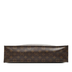 ルイ ヴィトン モノグラム サックプラ ハンドバッグ トートバッグ M51140 ブラウン PVC レザー レディース LOUIS VUITTON 【中古】
