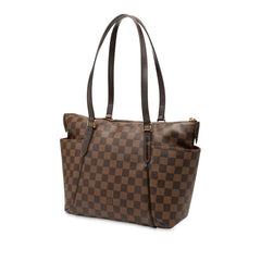 ルイ ヴィトン ダミエ トータリーPM トートバッグ ショルダーバッグ N41282 ブラウン PVC レザー レディース LOUIS VUITTON 【中古】