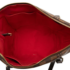 ルイ ヴィトン ダミエ トータリーPM トートバッグ ショルダーバッグ N41282 ブラウン PVC レザー レディース LOUIS VUITTON 【中古】