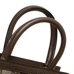 グッチ GGスプリーム オフィディア ハンドバッグ ショルダーバッグ 2WAY 772317 ベージュ ブラウン PVC レザー レディース GUCCI 【中古】