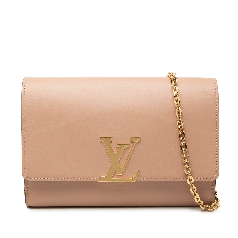 ルイ ヴィトン ポシェット ルイーズMM ショルダーバッグ クラッチバッグ M51632 ブラウン レザー レディース LOUIS VUITTON 【中古】
