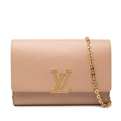 ルイ ヴィトン ポシェット ルイーズMM ショルダーバッグ クラッチバッグ M51632 ブラウン レザー レディース LOUIS VUITTON 【中古】