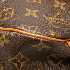 ルイ ヴィトン モノグラム ソミュール30 斜め掛け ショルダーバッグ M42256 ブラウン PVC レザー レディース LOUIS VUITTON 【中古】